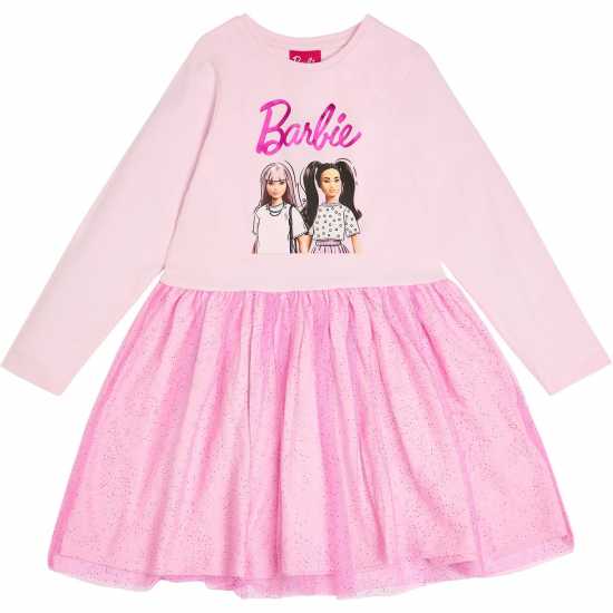 Character Barbie Girls Tulle Detail Dress  Детски поли и рокли