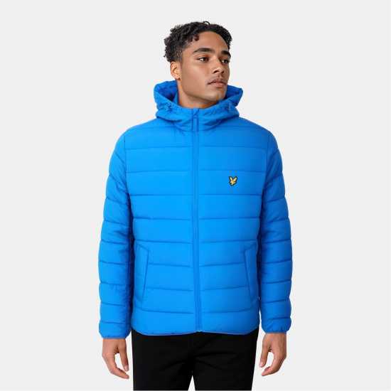 Lyle And Scott Men's Lightweight Puffer Jacket Brt Blue W489 Lyle and Scott Men's Lightweight Puffer Jacket Brt Blue W489