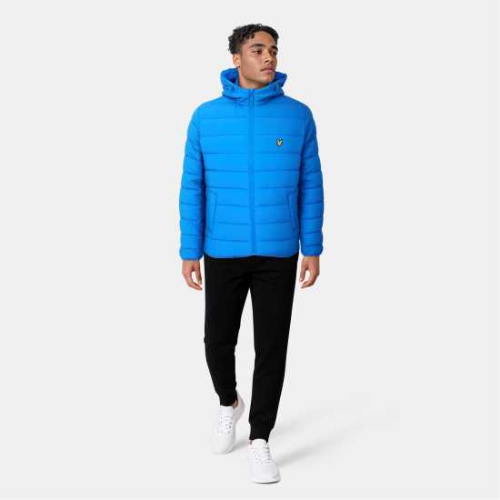 Lyle And Scott Men's Lightweight Puffer Jacket Brt Blue W489 Lyle and Scott Men's Lightweight Puffer Jacket Brt Blue W489