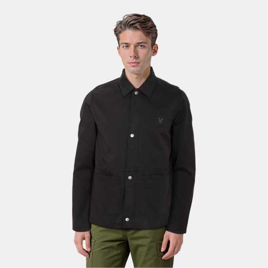 Lyle And Scott Panelled Jacket Център черен Lyle And Scott Panelled Jacket Център черен