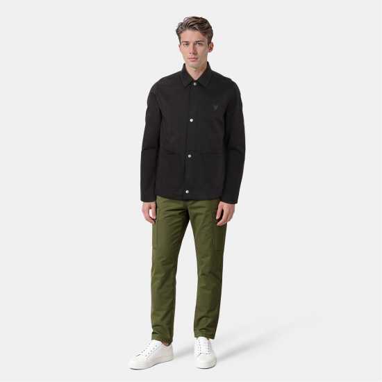 Lyle And Scott Panelled Jacket Център черен Lyle And Scott Panelled Jacket Център черен