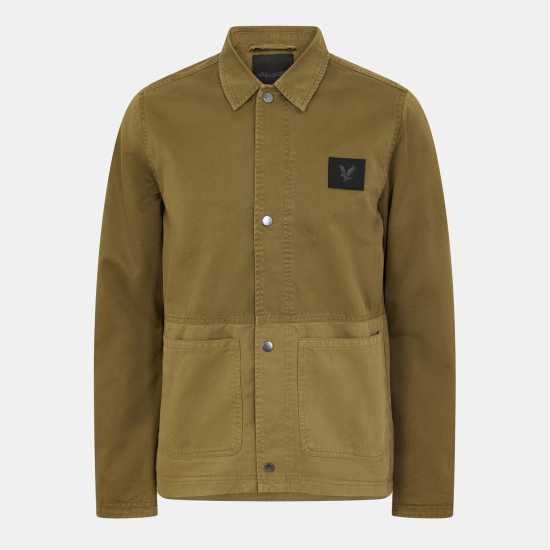 Lyle And Scott Panelled Jacket Desert Sage 