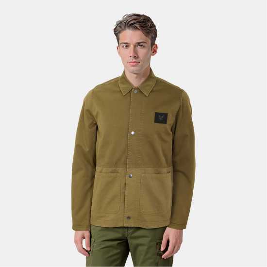 Lyle And Scott Panelled Jacket Desert Sage 