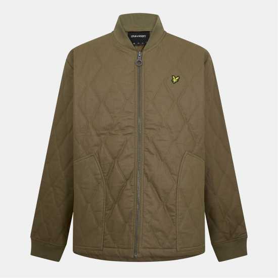 Lyle And Scott Quilted Waxed Jacket  