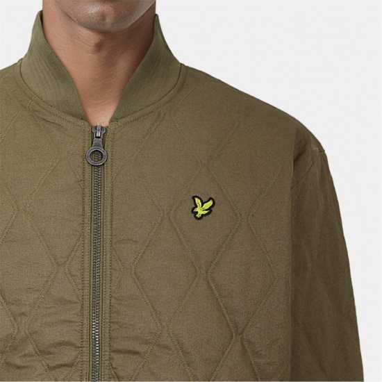 Lyle And Scott Quilted Waxed Jacket  