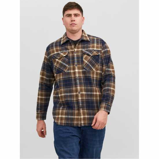Мъжка Риза Eddie Overshirt Mens Plus Size  