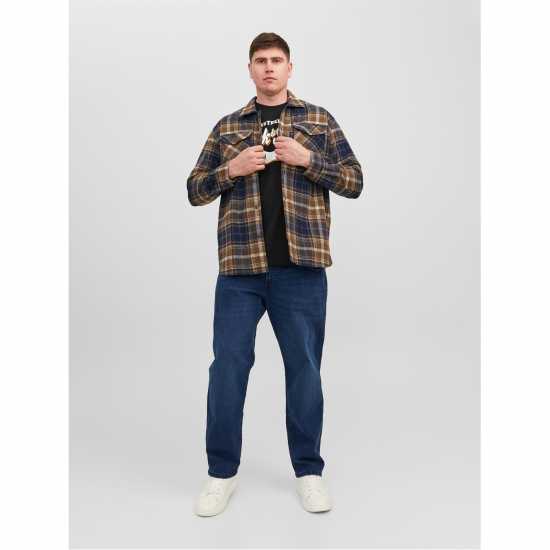 Мъжка Риза Eddie Overshirt Mens Plus Size  