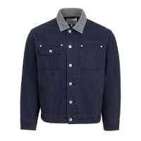 Мъжки якета и палта Firetrap Mens Shacket Морска синьо Firetrap Mens Shacket Морска синьо Мъжки якета и палта