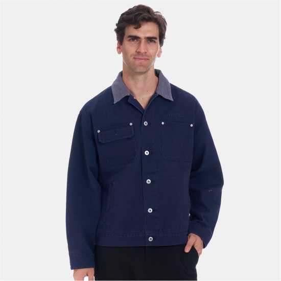 Мъжки якета и палта Firetrap Mens Shacket Морска синьо Firetrap Mens Shacket Морска синьо Мъжки якета и палта