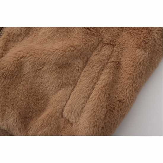 Детски якета и палта Firetrap Short Plush Jacket Firetrap Short Plush Jacket Детски якета и палта