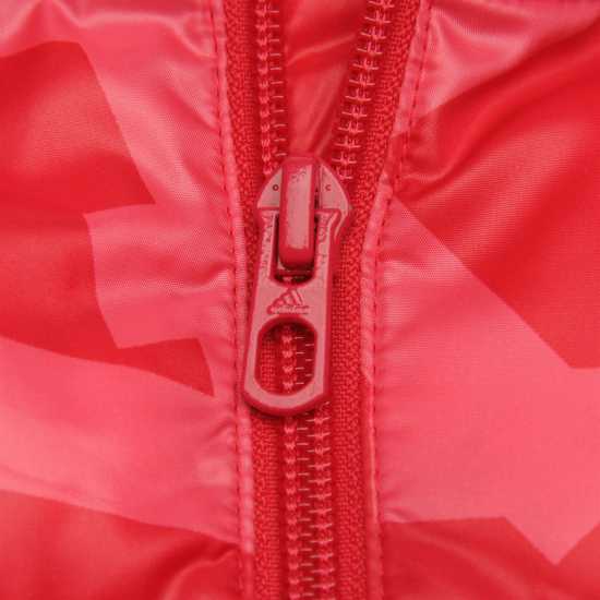 Adidas Яке Момичета Back To School Padded Bubble Jacket Junior Girls Pink-Patern Детски якета и палта