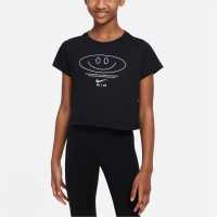Nike Тениска Air Smile Junior Girls Cropped T Shirt  Детски тениски и фланелки