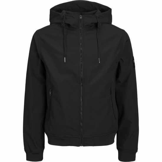 Мъжко Яке С Качулка Softshell Hooded Jacket Mens Plus Size  