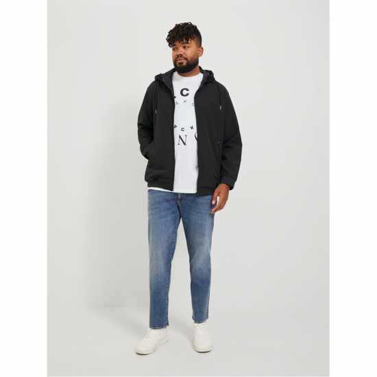 Мъжко Яке С Качулка Softshell Hooded Jacket Mens Plus Size  