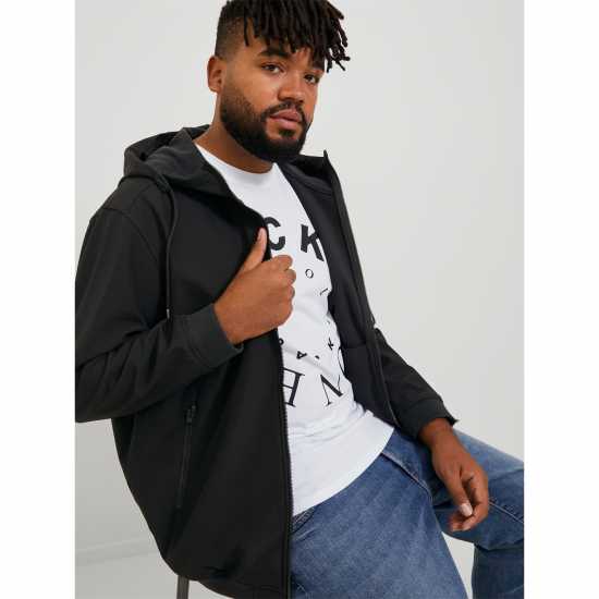 Мъжко Яке С Качулка Softshell Hooded Jacket Mens Plus Size  