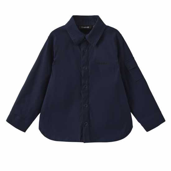 Firetrap Shacket Overshirt Морска синьо 