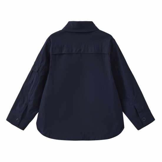 Firetrap Shacket Overshirt Морска синьо 