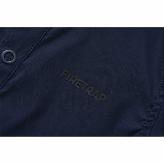 Firetrap Shacket Overshirt Морска синьо 