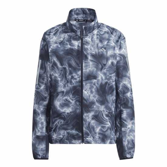 Adidas Own The Run Allover Print Running Windbreaker Womens Adidas Own The Run Allover Print Running Windbreaker Womens