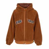 Firetrap Women Reversible Teddy Jacket  Дамски якета и палта