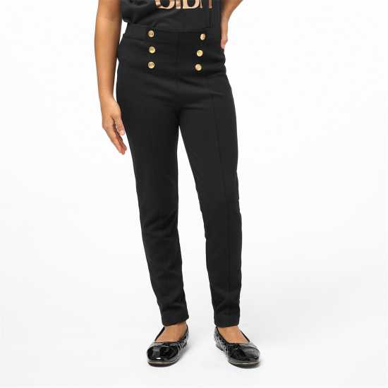 Детски клинове Biba Junior Girls Ponte Legging Черно Biba Junior Girls Ponte Legging Черно Детски клинове