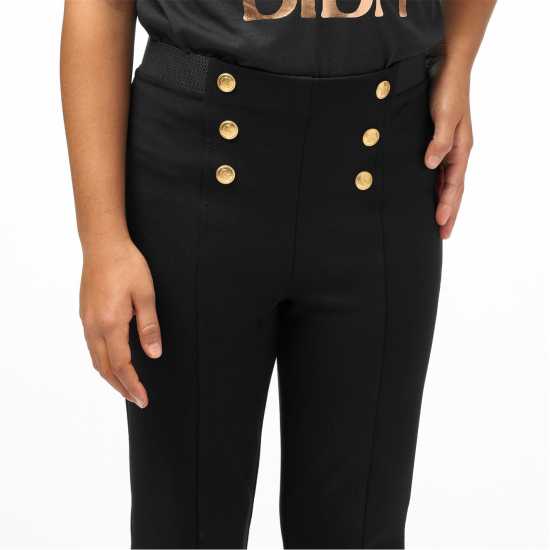 Детски клинове Biba Junior Girls Ponte Legging Черно Biba Junior Girls Ponte Legging Черно Детски клинове