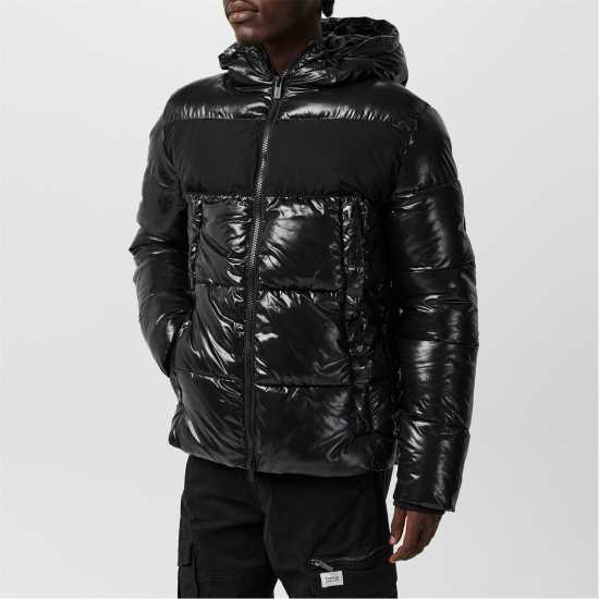 Firetrap Пухено Яке Mens Bubble Jacket  