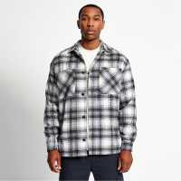 Фланелена Риза Madison Barclay Wall St Flannel Shirt Черно Мъжки грейки