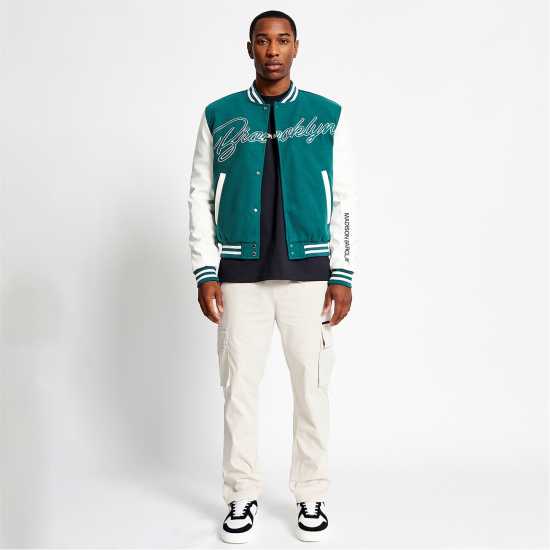 Мъжки якета и палта Вълнено Яке Madison Barclay Hudson Baseball Wool Jacket Вълнено Яке Madison Barclay Hudson Baseball Wool Jacket Мъжки якета и палта