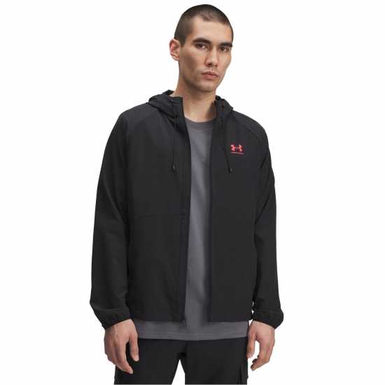 Under Armour Stretch Windbreaker Mens Black Мъжки якета и палта