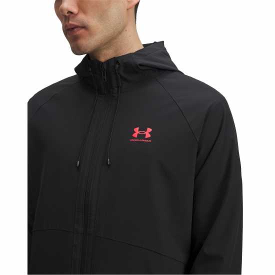 Under Armour Stretch Windbreaker Mens Black Мъжки якета и палта