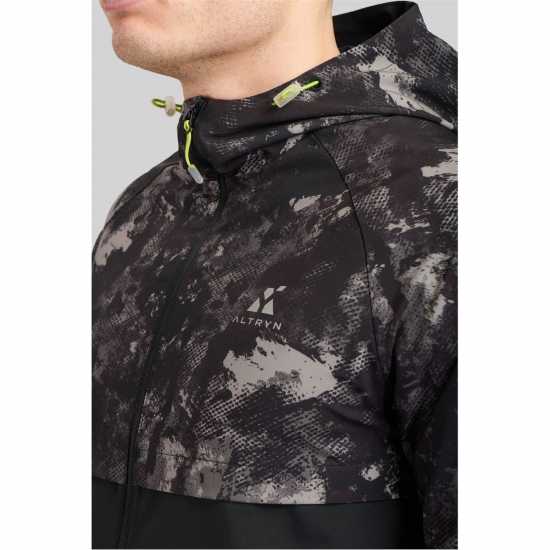 Мъжко Софтшел Яке Altryn Print Softshell Jacket Mens Стомана/Черно Мъжки якета и палта