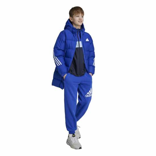 Adidas Подплатено Детско Яке Future Icons Long Padded Jacket Juniors Полу синьо 