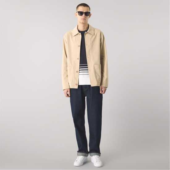 Мъжки якета и палта Pretty Green Didsbury Overshirt Пясък Pretty Green Didsbury Overshirt Пясък Мъжки якета и палта