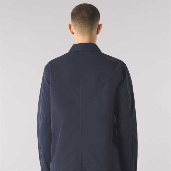 Мъжки якета и палта Pretty Green Didsbury Overshirt Морска синьо Pretty Green Didsbury Overshirt Морска синьо Мъжки якета и палта