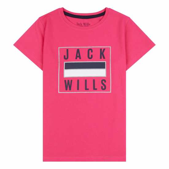 Jack Wills Regular Fit T-Shirt Junior Girls  Детски тениски и фланелки