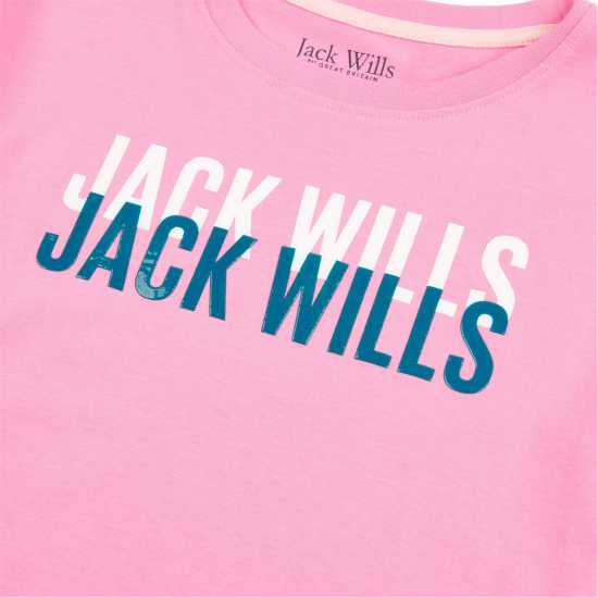 Jack Wills Regular Fit T-Shirt Junior Girls  Детски тениски и фланелки