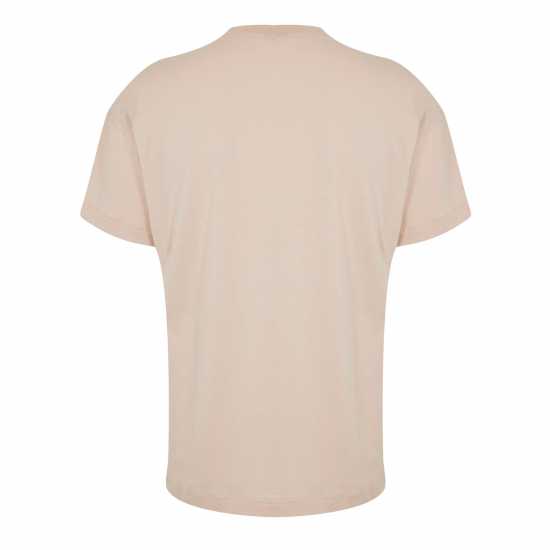 Hugo Boss Hugo Embroidered Stacked Logo T-Shirt Light Beige 274 Мъжки пижами