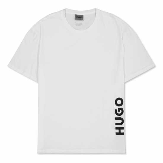 Hugo Boss Hugo Organic T-Shirt Open White 110 - Мъжки пижами