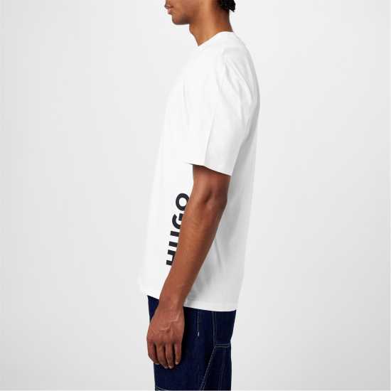 Hugo Boss Hugo Organic T-Shirt Open White 110 Мъжки пижами