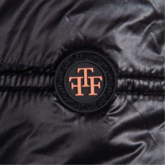 Firetrap Пухено Яке Junior Girls Luxe Bubble Jacket With Fur-Trimmed Hood  Детски якета и палта