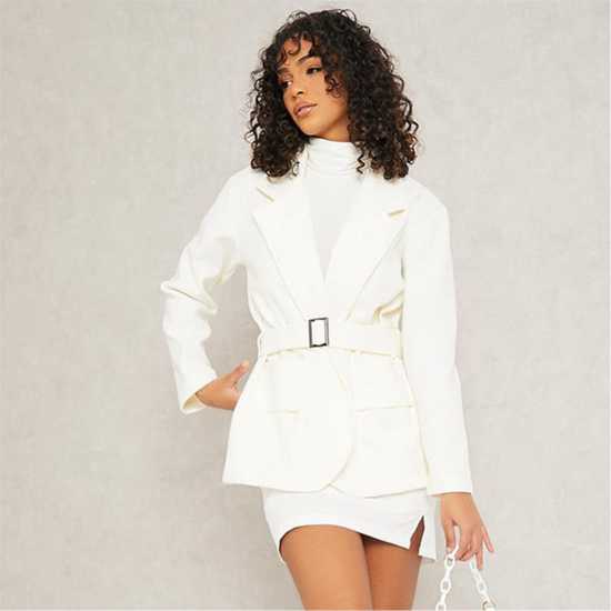 I Saw It First Isawitfirst Belted Pocket Shacket  