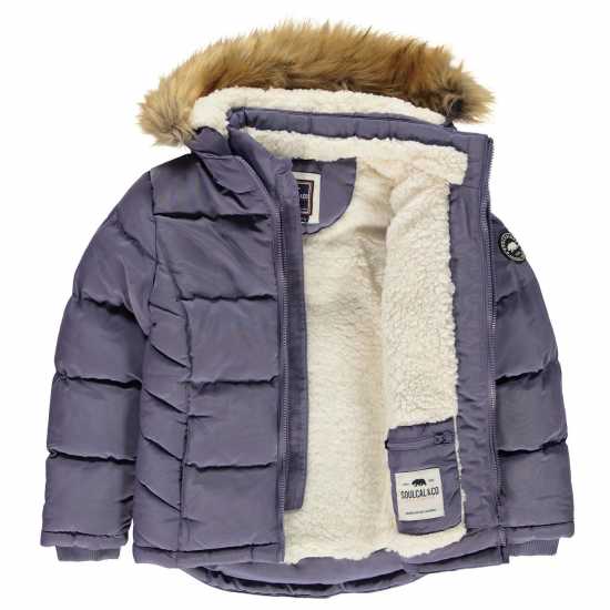 Детски якета и палта Soulcal Пухено Яке Girls 2 Zip Bubble Jacket Soulcal Пухено Яке Girls 2 Zip Bubble Jacket Детски якета и палта
