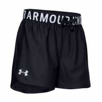 Under Armour Къси Панталони Момичета Play Up Shorts Junior Girls Black Детски къси панталони