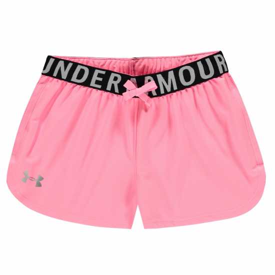 Under Armour Къси Панталони Момичета Play Up Shorts Junior Girls Rebel Pink Детски къси панталони