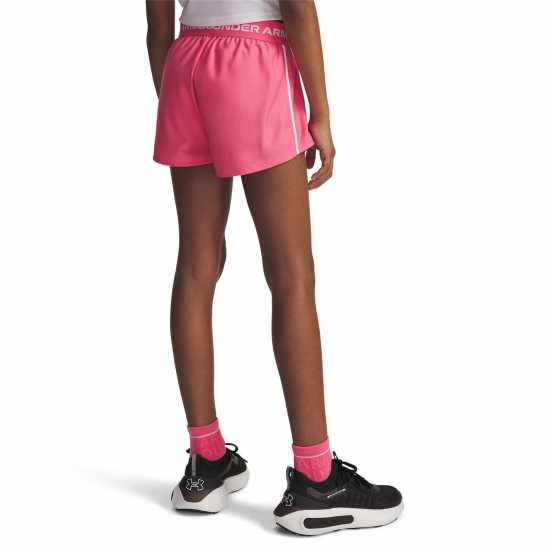 Under Armour Къси Панталони Момичета Play Up Shorts Junior Girls Rebel Pink Детски къси панталони