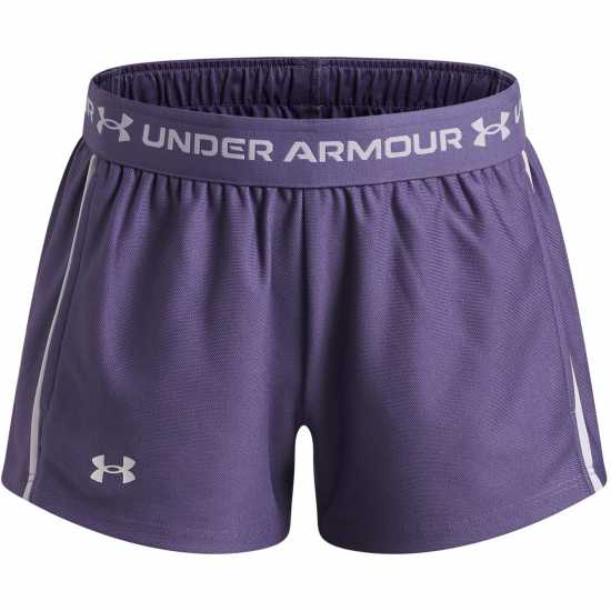 Under Armour Шорти За Момичета Ua Play Up Shorts Girls' Purple/White 