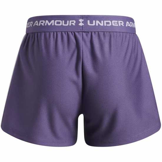 Under Armour Шорти За Момичета Ua Play Up Shorts Girls' Purple/White 