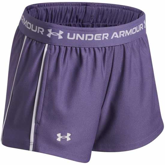 Under Armour Шорти За Момичета Ua Play Up Shorts Girls' Purple/White 