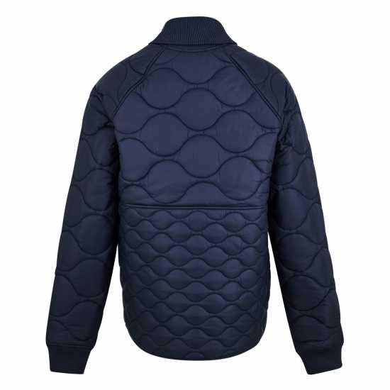 Lyle And Scott Ватирано Пилотско Яке Men's Quilted Bomber Jacket Тъмно морско синьо 